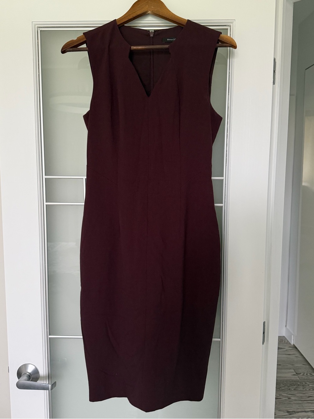 Burgundy RW&Co Suit Dress